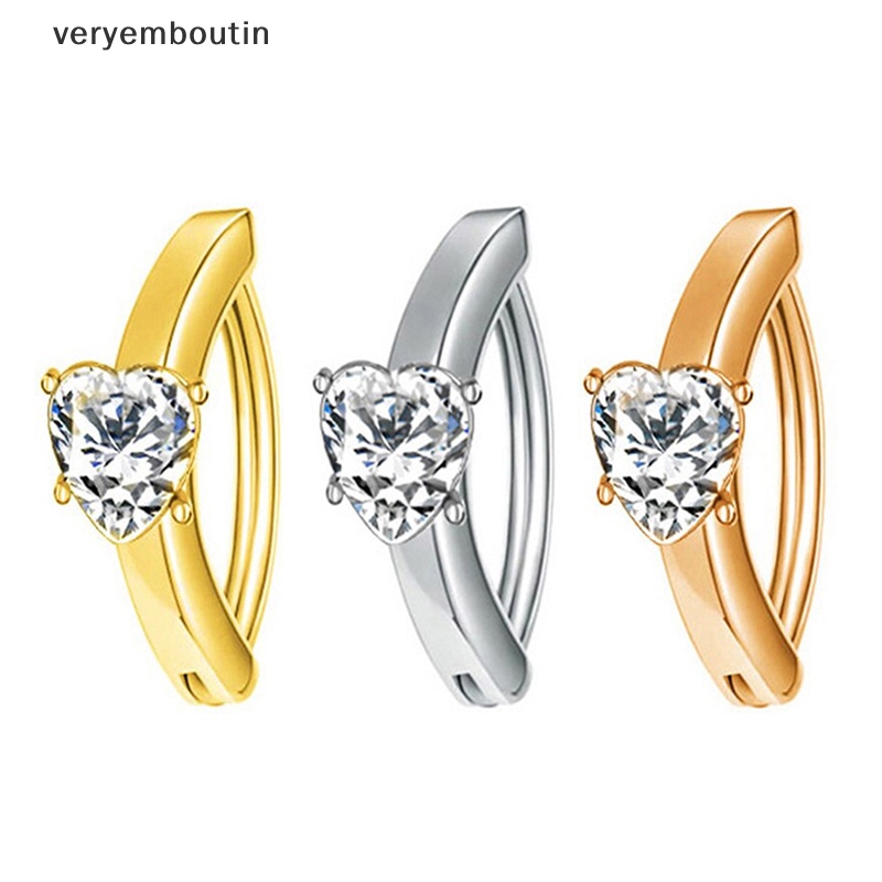 1 Khuyên Rốn Dạng Cong Đính Pha Lê Thời Trang Cho Nữ