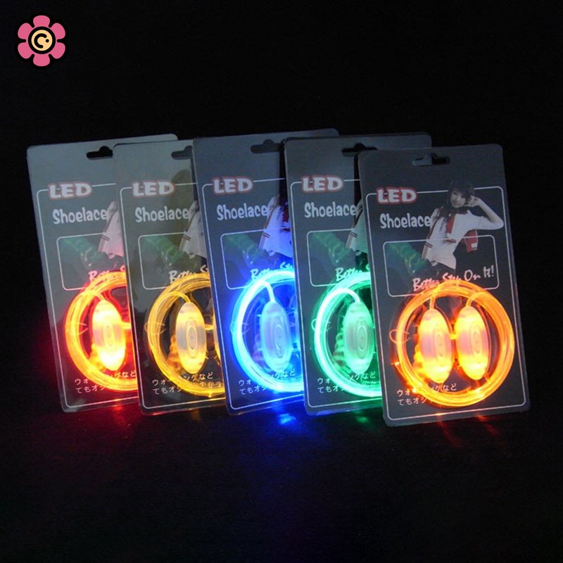 1 Cặp Dây Giày Đèn LED Phát Sáng Dành Cho Tiệc Disco