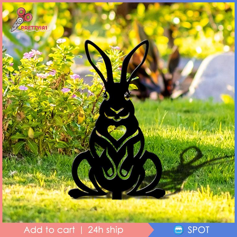 1 Tượng Acrylic Hình Động Vật Trang Trí Vườn Ngày Lễ