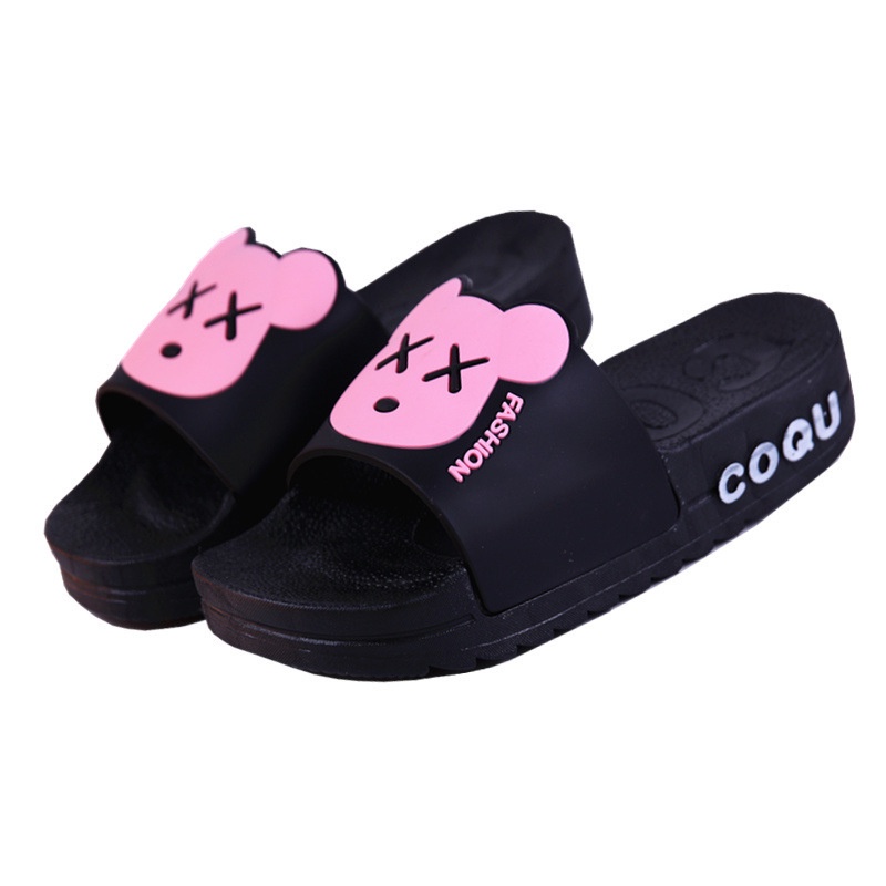 Dép nữ đi trong nhà đế dày tăng chiều cao họa tiết hoạt hình thời trang mùa hè cho AA6260