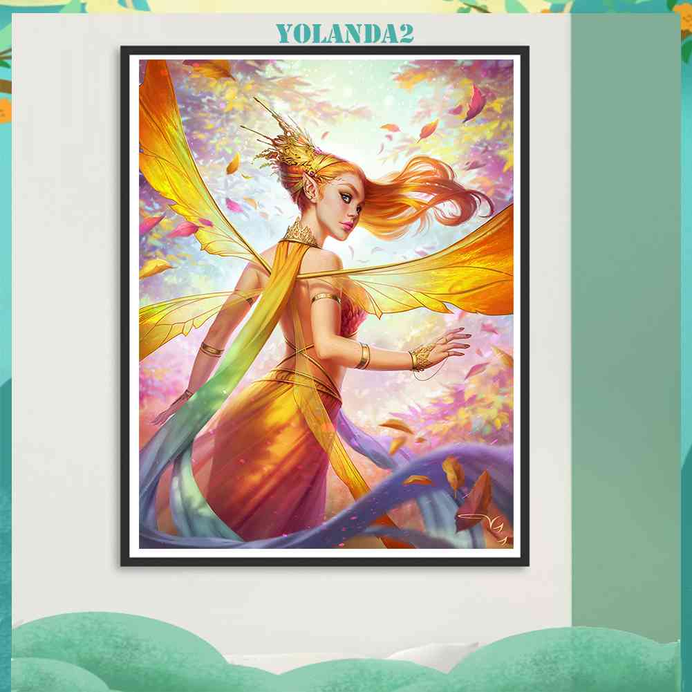 Tranh Đính Đá Kim Cương Toàn Bộ 5D DIY Hình Vẽ Nữ Thần Trang Trí Nhà Cửa