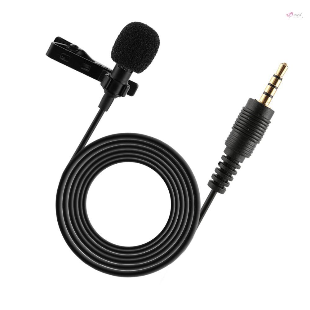 Micro Cài Áo Jack 3.5mm Rảnh Tay Đa Hướng Có Kẹp Tiện Dụng