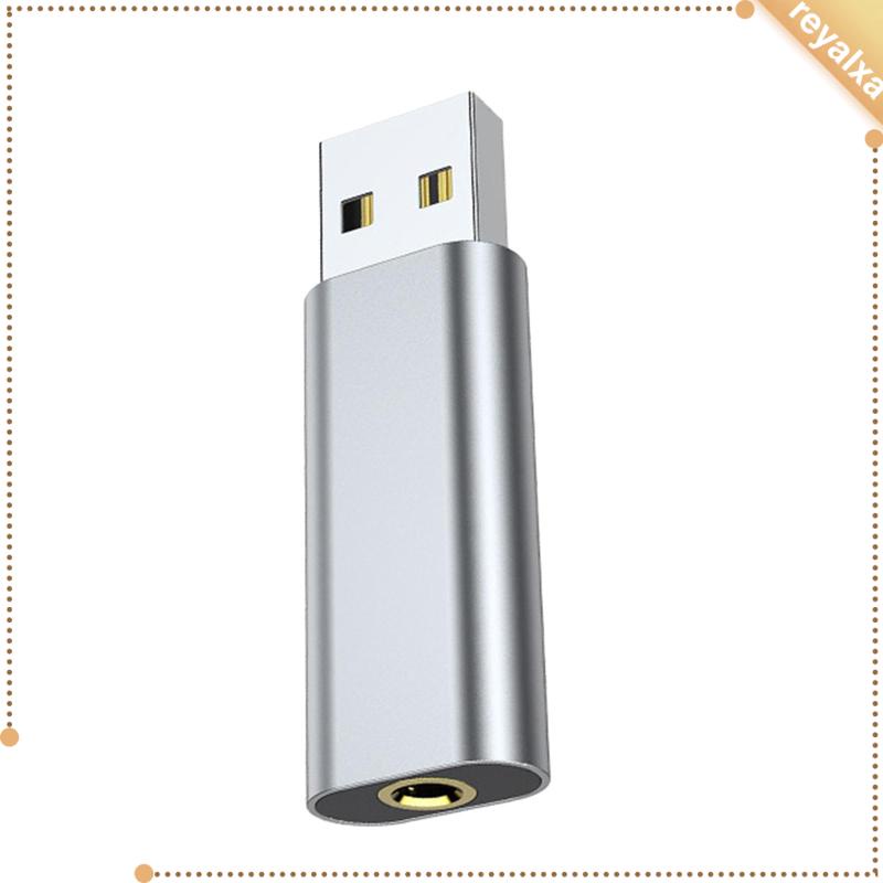 Giắc Chuyển Đổi USB Sang Giắc Cắm Âm Thanh 3.5mm Mini 2 Trong 1 Chuyên Dụng Cho Tai Nghe / Micro / Máy Tính Để Bàn