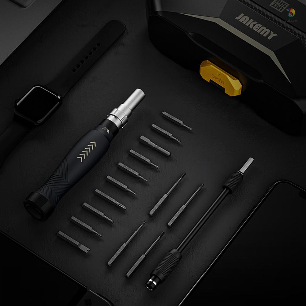 Set 145 Đầu Tua Vít Lục Giác Bằng Hợp Kim Thép Mềm Có Rãnh Độ Chính Xác Cao Đa Năng JAKEMY H4 * 28MM CR-V