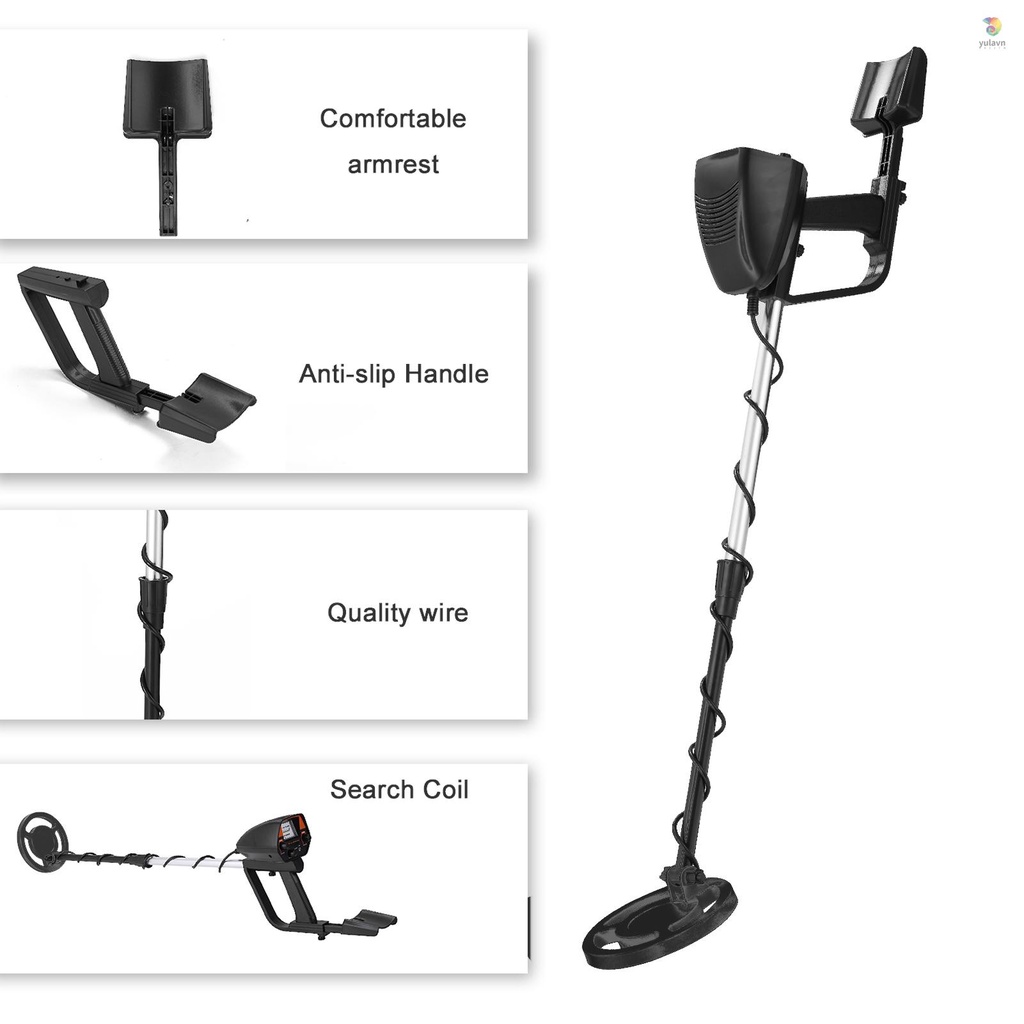 Máy Dò Kim Loại Cầm Tay GTX4030 Độ Nhạy Cao Chống Nước Có Thể Tháo Rời