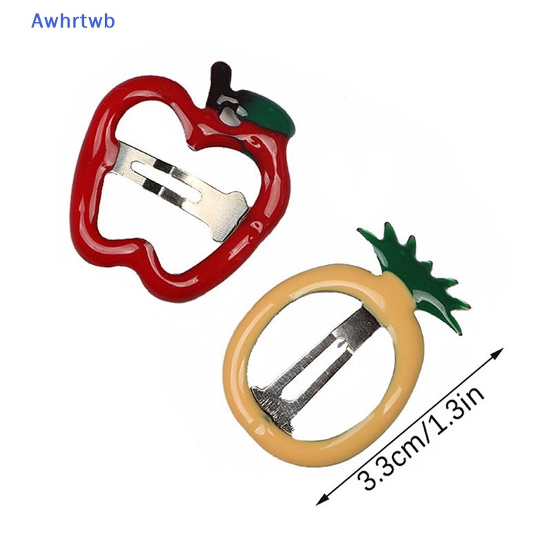 Set 5 Kẹp Tóc Hình Trái Dâu Ngọt Ngào Cho Nữ Mới