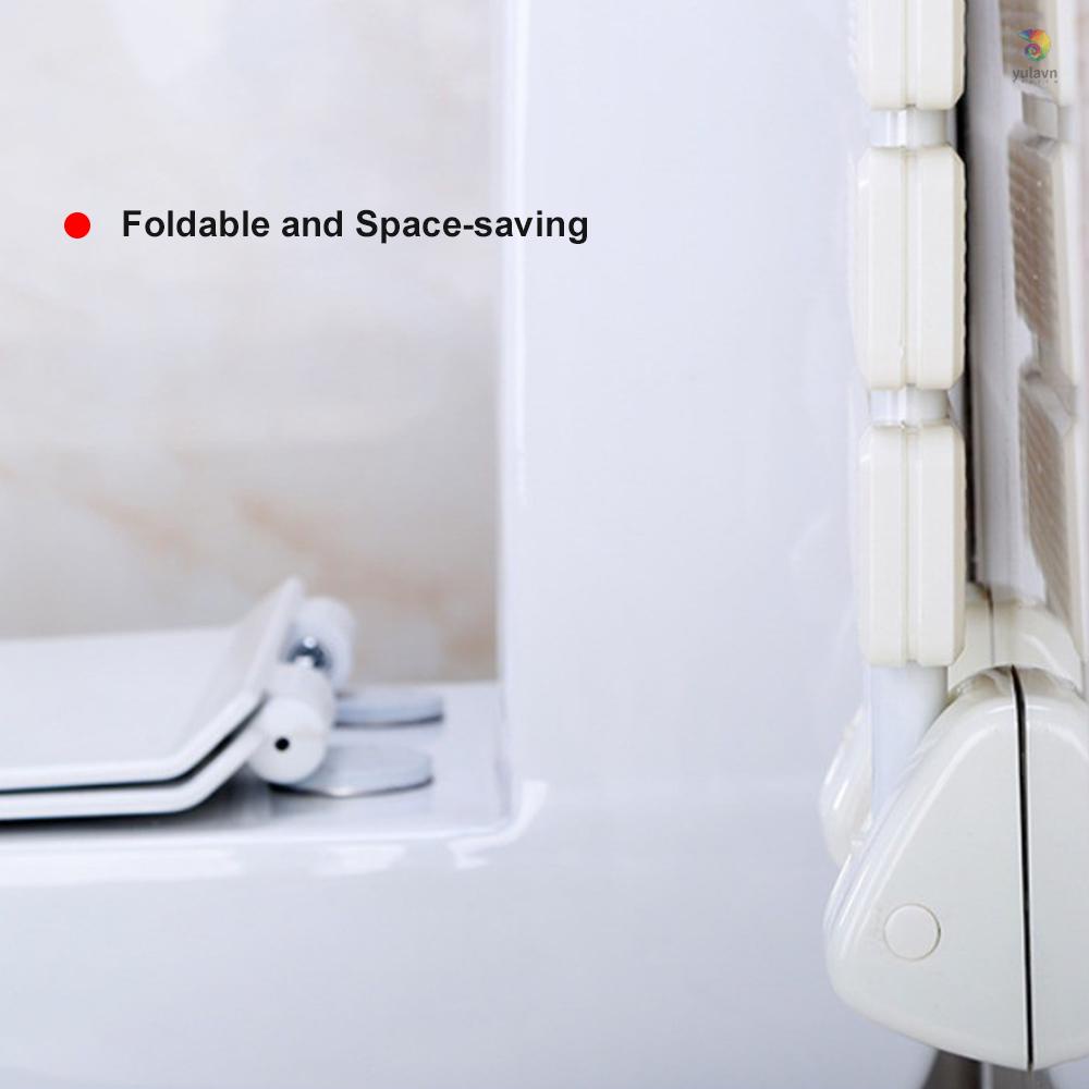 Ghế Đẩu Gắn Tường Gấp Gọn Chịu Lực 220 Lbs Chống Trượt Tiện Dụng