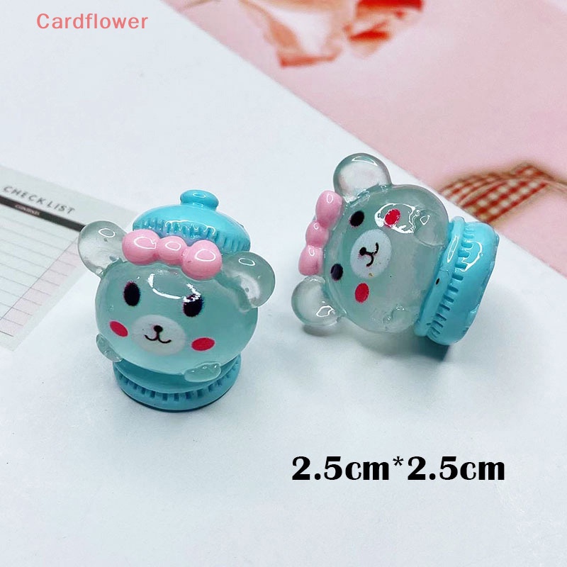 1 Thỏ / Gấu Dạ Quang Trang Trí Phong Cảnh DIY Mới