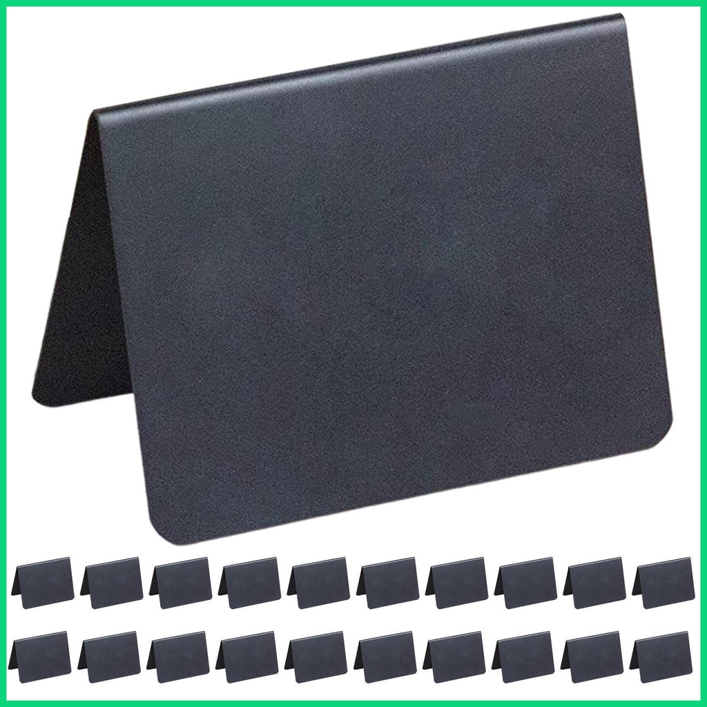 Bộ 20 Bảng Đen Viết Phấn Mini Dùng Trang Trí Các Bữa Tiệc