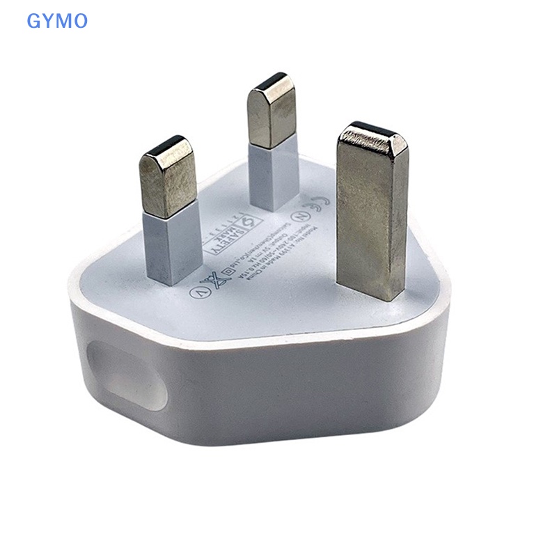 Phích Cắm Sạc Điện Thoại 3 Chấu USB UK 1 Cổng USB Tiện Dụng