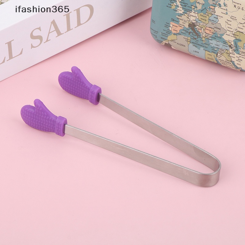 Kẹp Găng Tay Bằng Thép Không Gỉ Và Silicon Chống Trượt Thời Trang ifashion365