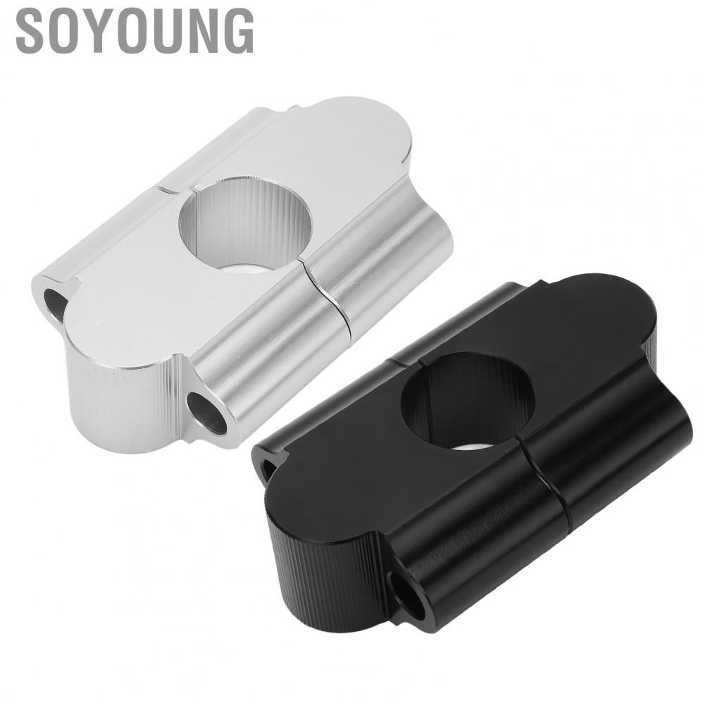 Soyoung 7/8in Handlebar Risers  Dirt Bike Handlebar Mount Clamp Wearproof Universal  for TRX450 TRX400 TRX350