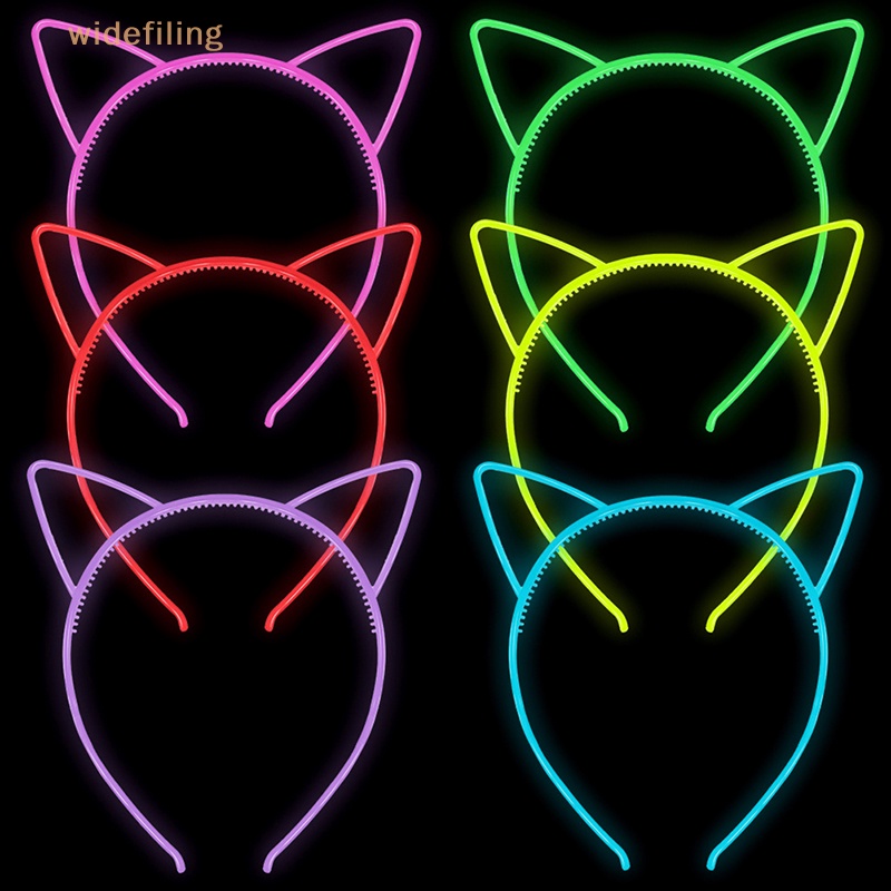 Băng Đô Tai Mèo Phát Sáng Trong Bóng Tối Cho Bé Gái