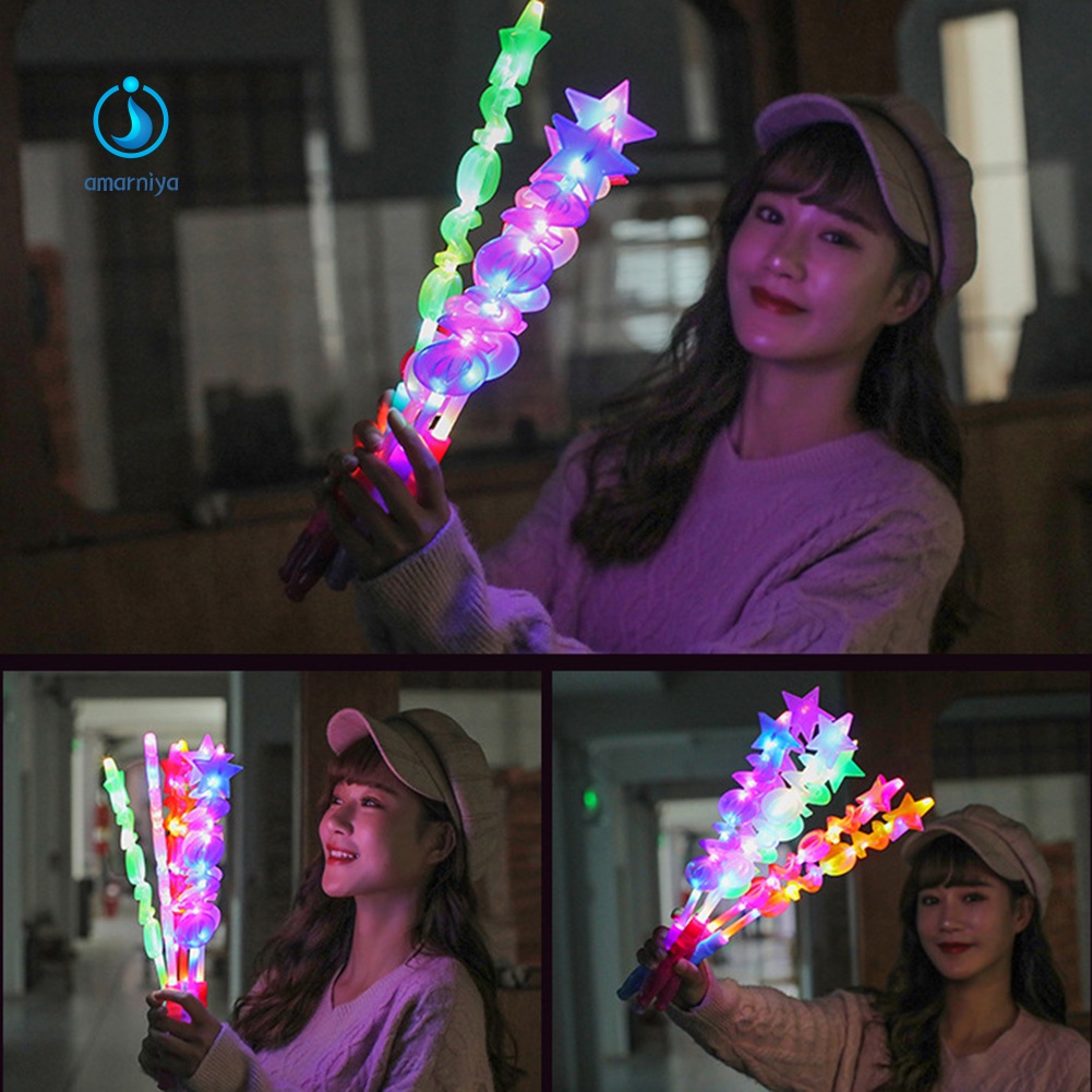 Gậy Phép Thuật Có Đèn LED Phát Sáng Phong Cách 2020 Cho Bé