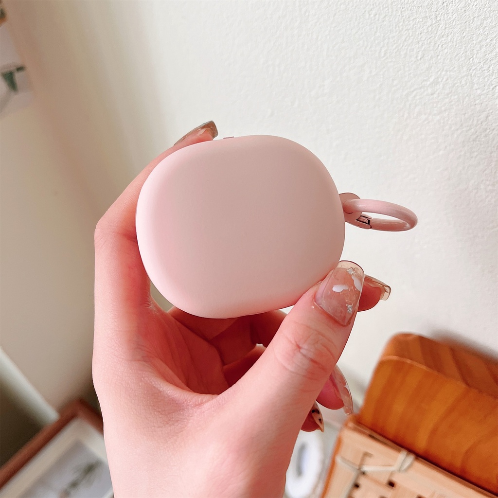 Vỏ Bảo Vệ Hộp Sạc Tai Nghe Bluetooth Không Dây Redmi buds4 lite TWS Bằng Silicon Mềm Màu Trơn