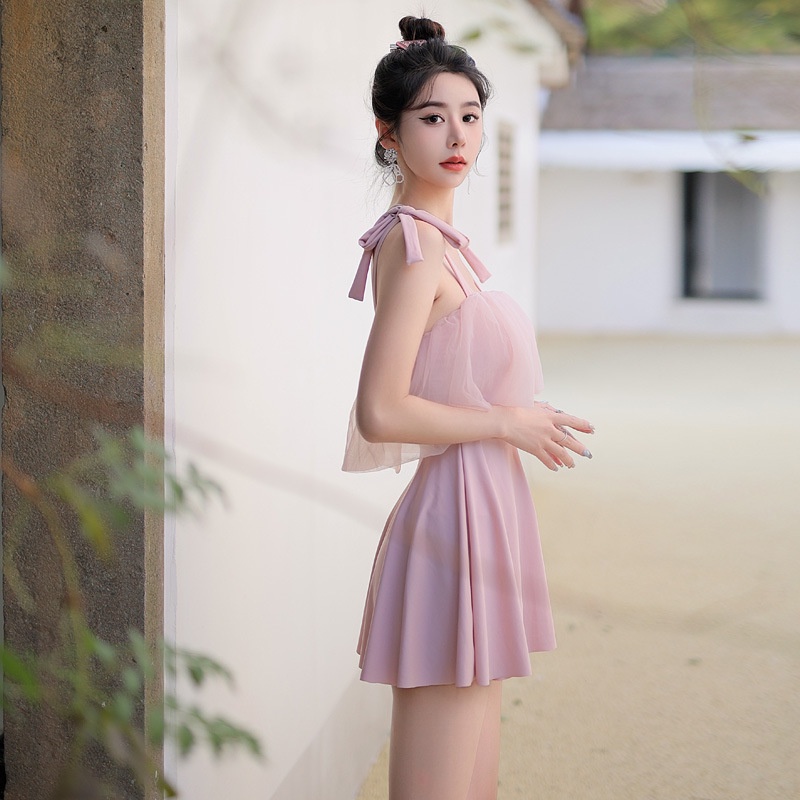 Bộ Đồ Bơi 1 Mảnh Phong Cách Hàn Quốc Gợi Cảm Cho Nữ