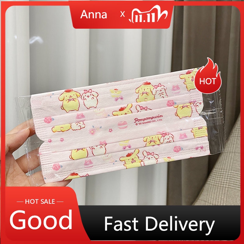 Khẩu Trang Ba Lớp Bảo Vệ Khuôn Mặt Chữ V Dễ Thương
