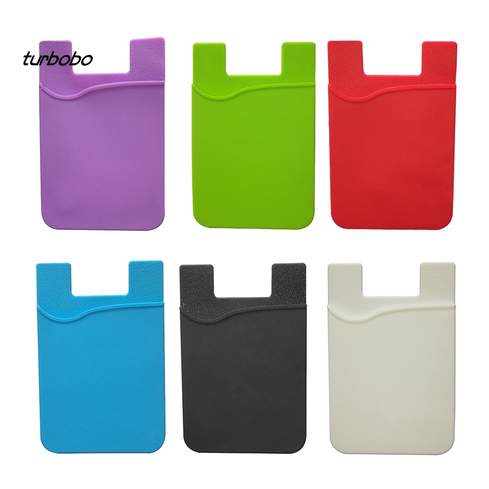 Ví Silicon Đựng Thẻ Tín Dụng / Tiền Xu Thông Minh Dán Điện Thoại Tiện Lợi