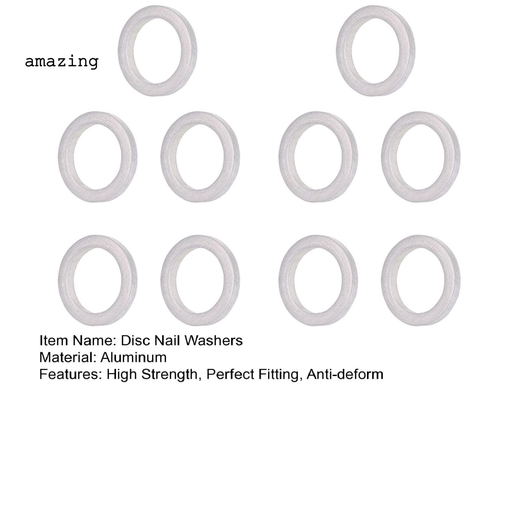 Set 10 Ốc Vít Đệm Bàn Đạp Xe Đạp Nhỏ Gọn Chống Biến Dạng