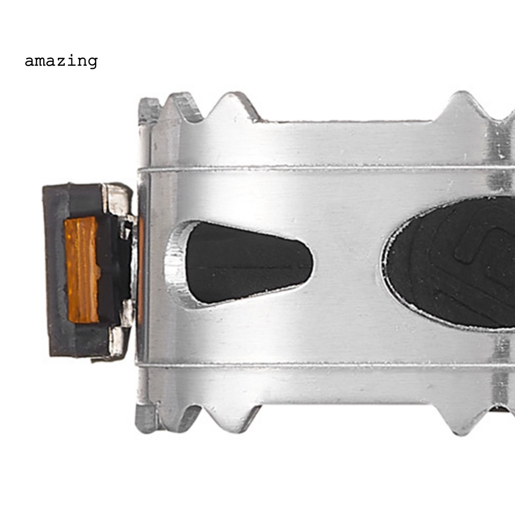 1 Cặp Bàn Đạp Xe Đạp Siêu Nhẹ Màu Sắc Bạc Thiết Kế Đục Lỗ Tiện Dụng