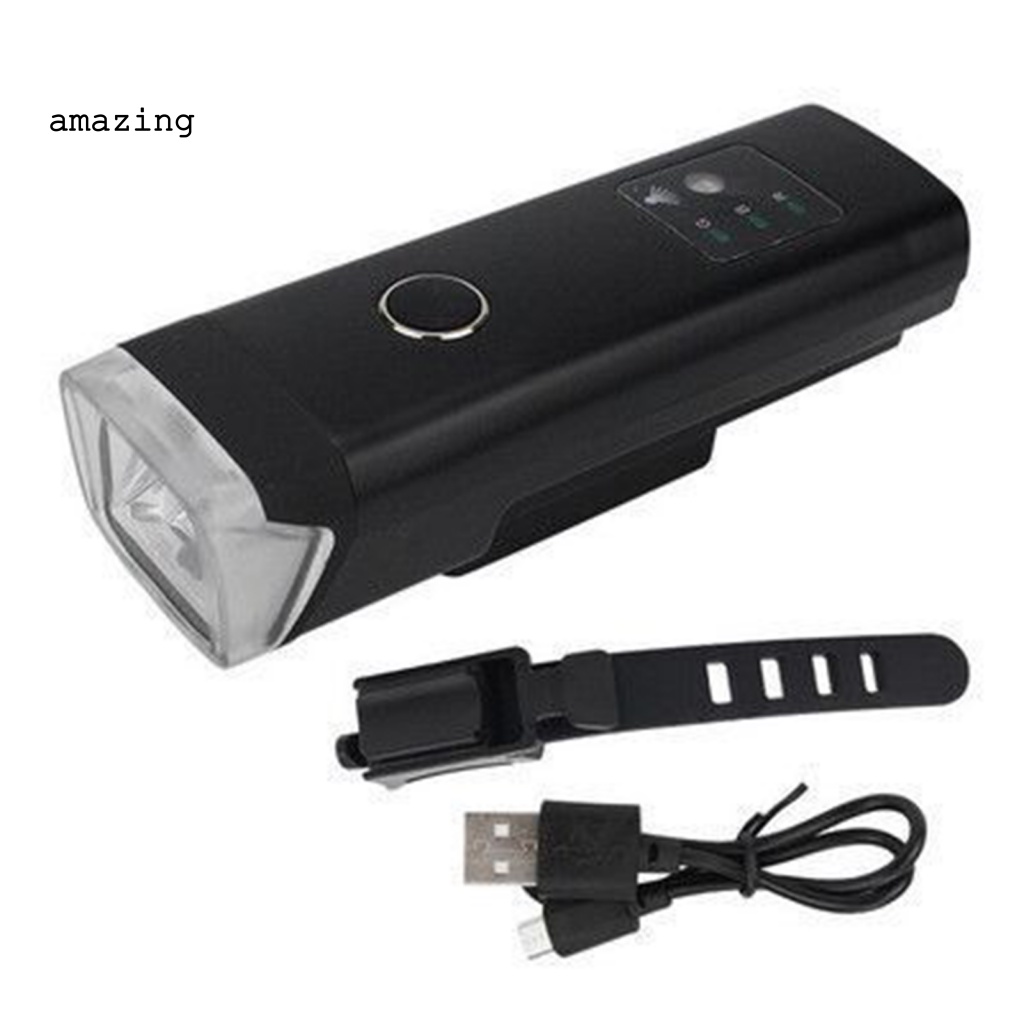 Đèn Pha Cảm Biến Cảnh Báo An Toàn Dễ Lắp Đặt Cho Xe Đạp