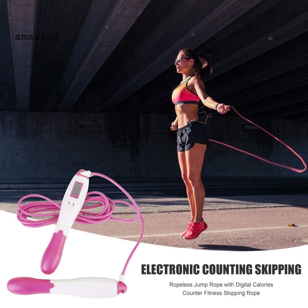 Dây Nhảy Đếm Số Điện Tử Thông Minh Có Thể Điều Chỉnh Hỗ Trợ Luyện Tập Thể Hình