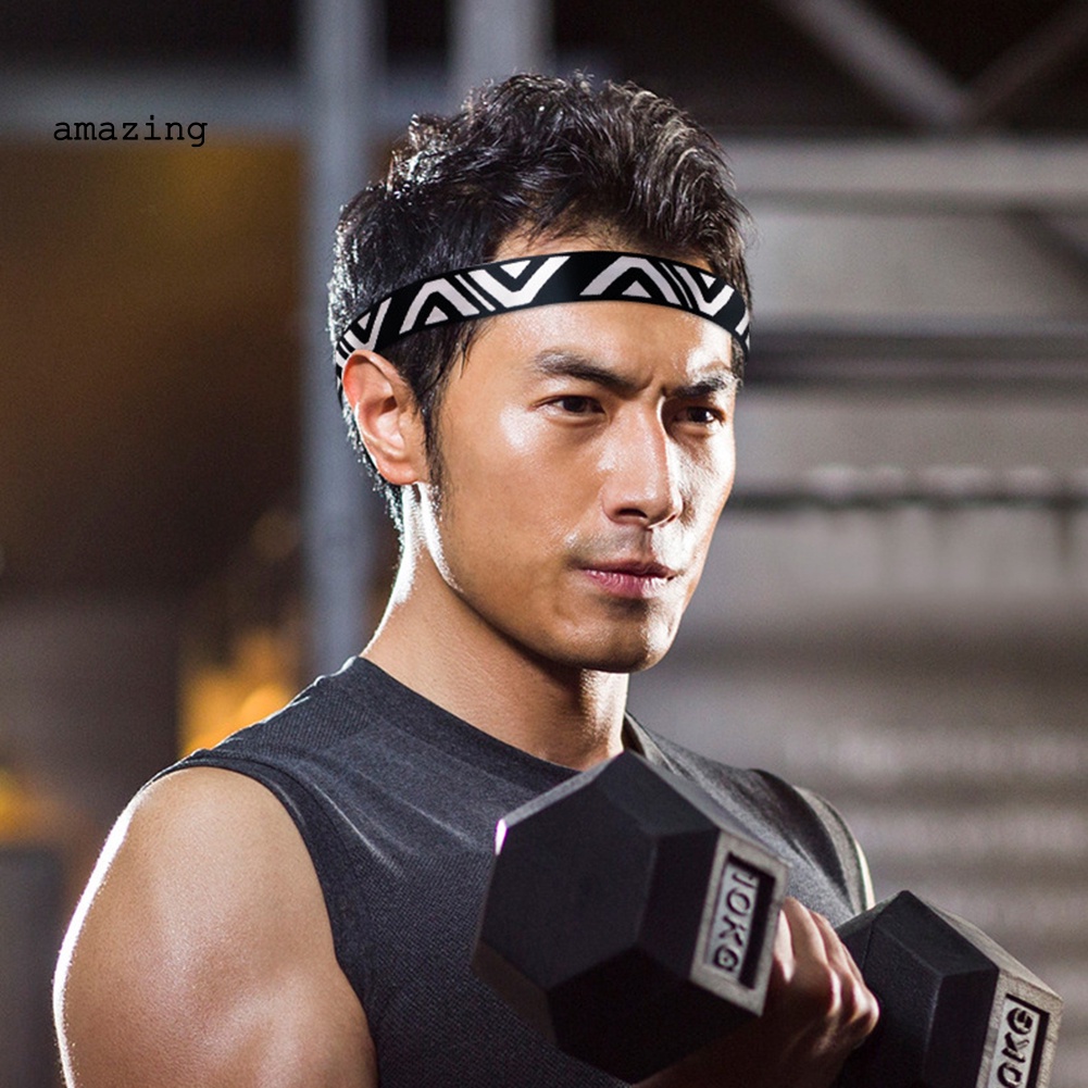 Băng Đô Thể Thao Co Giãn Chống Trượt Thấm Hút Mồ Hôi Cho Nam Và Nữ