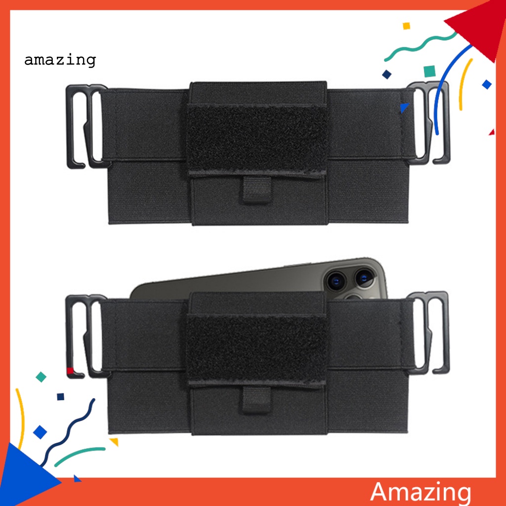 [AM] Túi Đeo Thắt Lưng Mini Đựng Điện Thoại Thiết Kế Dây Đai Co Giãn Hỗ Trợ Luyện Tập Yoga Gym Ngoài Trời