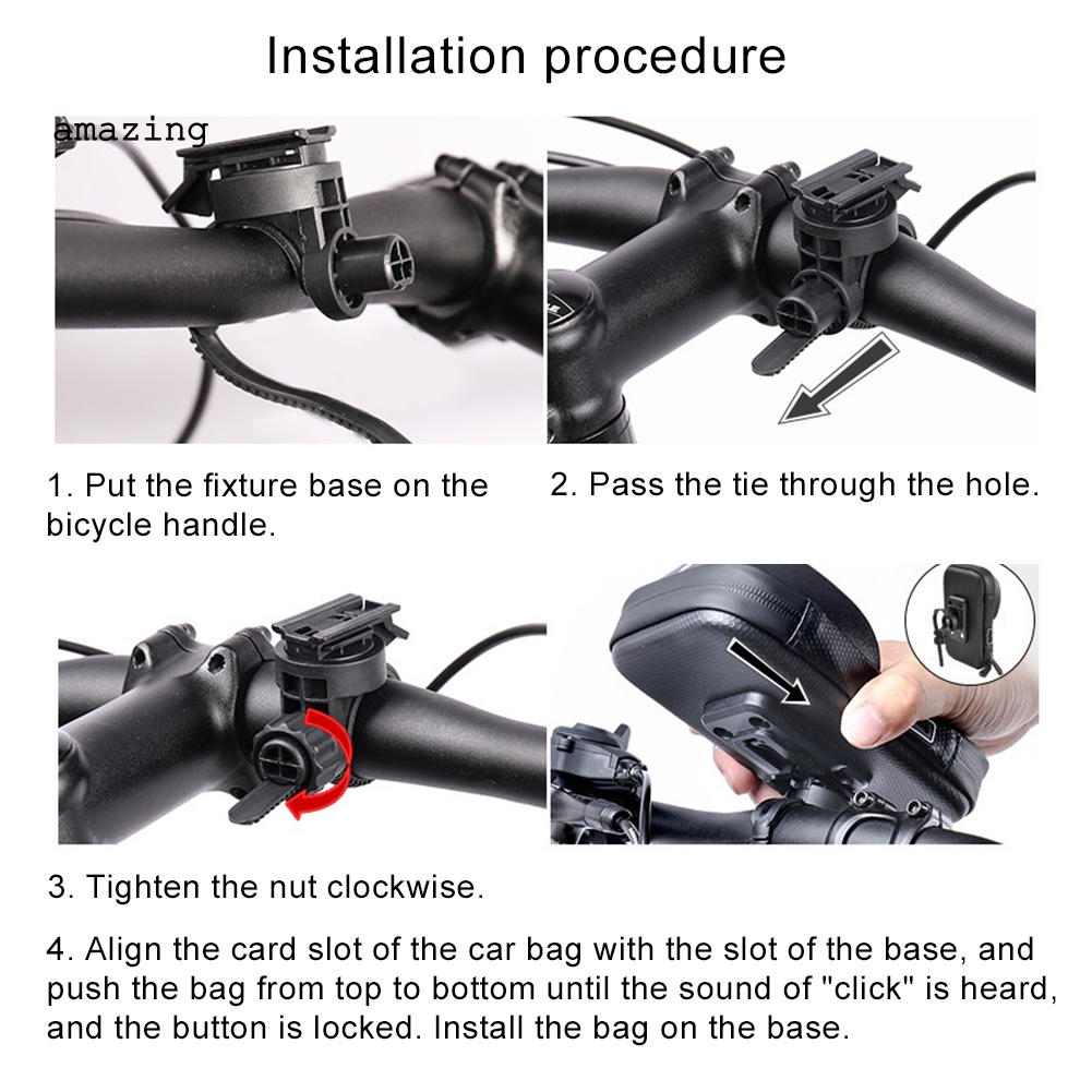 Túi Đựng Điện Thoại Chống Thấm Nước Có Thể Điều Chỉnh Màn Hình Cảm Ứng Dành Cho Xe Đạp