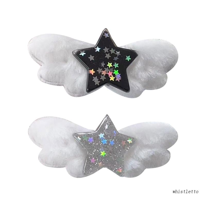 Kẹp Tóc Hình Ngôi Sao Đính Kim Sa Lấp Lánh Thời Trang Cho Nữ