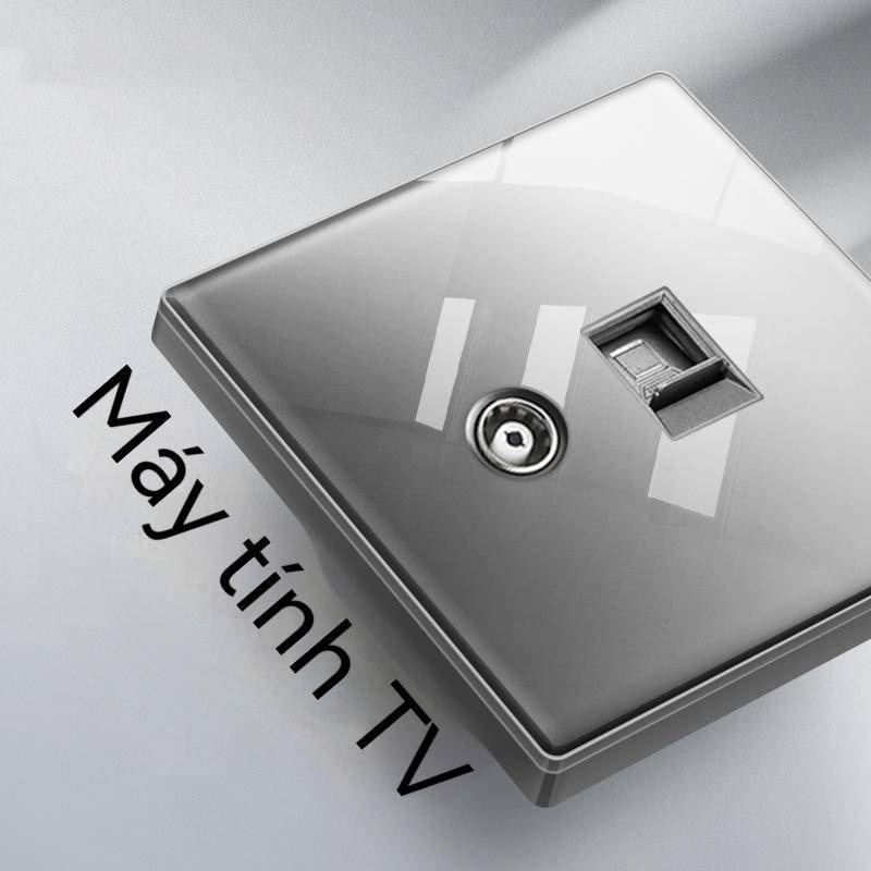 Bảng Công Tắc Điện Lớn 86 Một Lỗ Gắn Tường Tiện Dụng