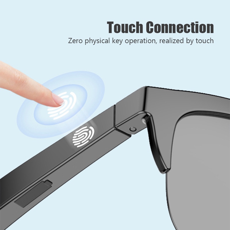 Kính Mát Kết Nối Bluetooth 5.3 Không Dây Thông Minh 2022 Kèm Mic