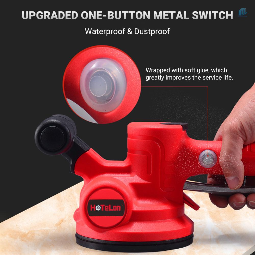 Máy Ép Sàn Nhà Cầm Tay smartwatchinone 500~12000RPM / MIN Tự Khóa 10000mAh Kèm Cốc Hút 130 * 130mm