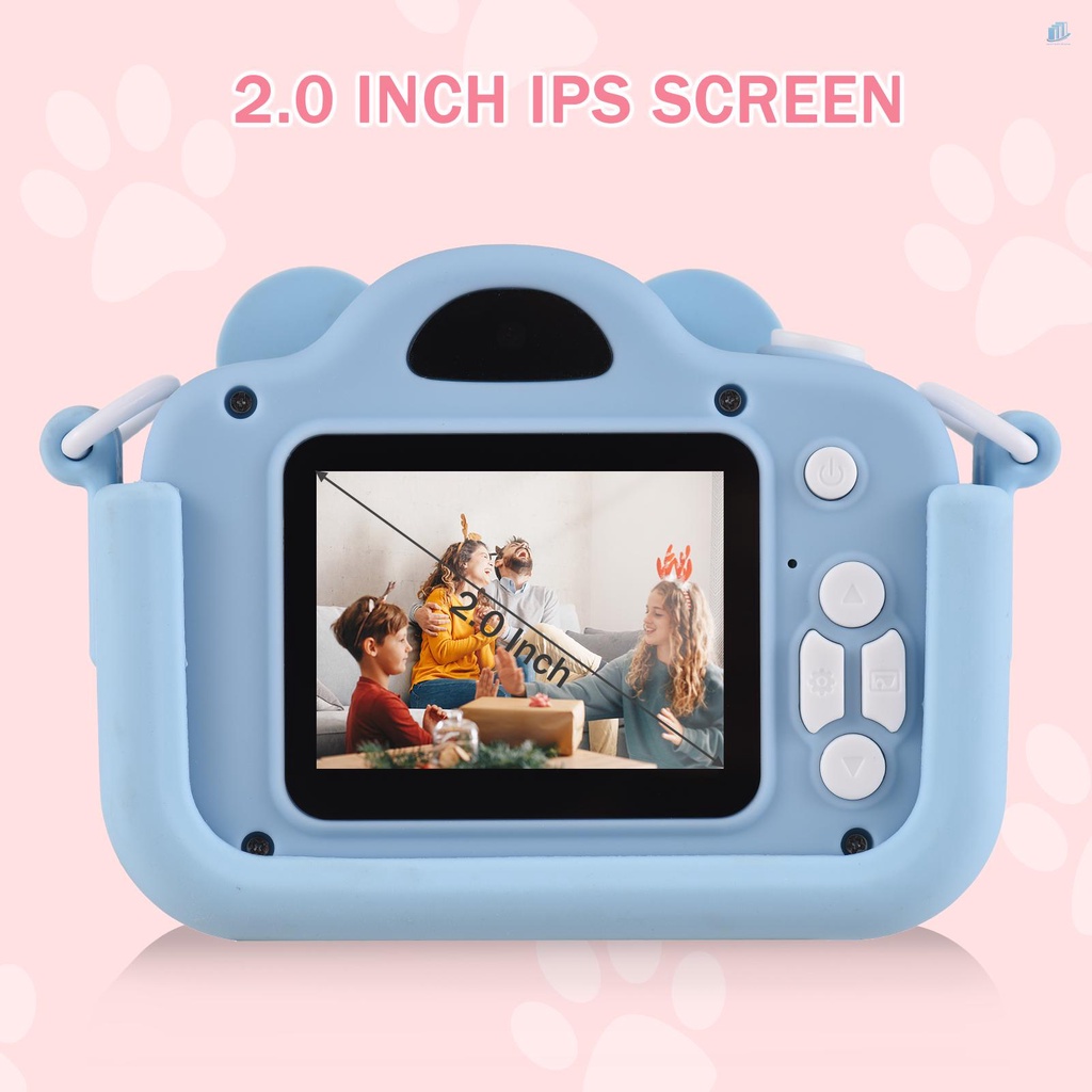 Máy Ảnh Kỹ Thuật Số Mini 1080P 200 Inch Hoạt Hình Dễ Thương Cho Bé