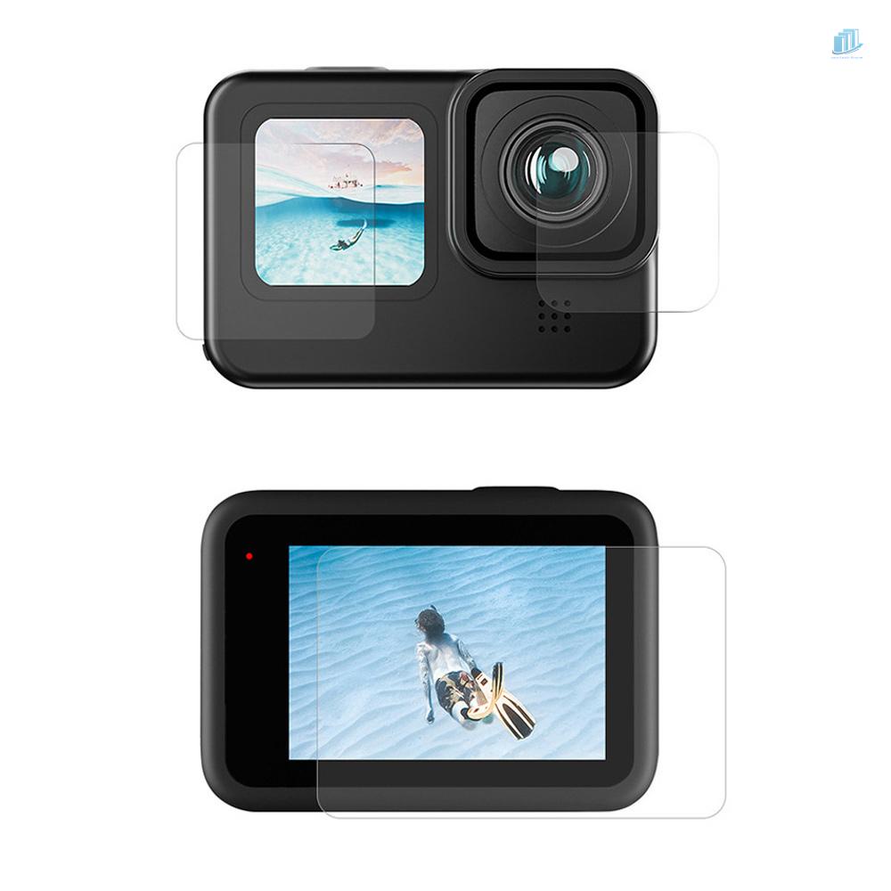 Bộ Khung Bảo Vệ Máy Ảnh Thể Thao Andoer + Kính Cường Lực + Vỏ Bảo Vệ Ống Kính Thay Thế Chuyên Dụng Cho smartwatchinone Andoer 10 9