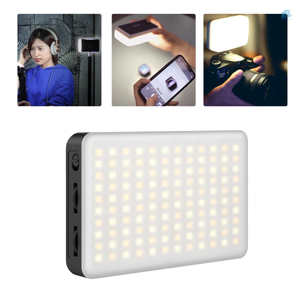 Đèn LED Mini Hai Màu Nhiệt Độ 3200K-6500K Ánh Sáng Điều Chỉnh Được CRI95 + Tích Hợp Pin Có Giá Đỡ Silicon Cho Chụp Ảnh