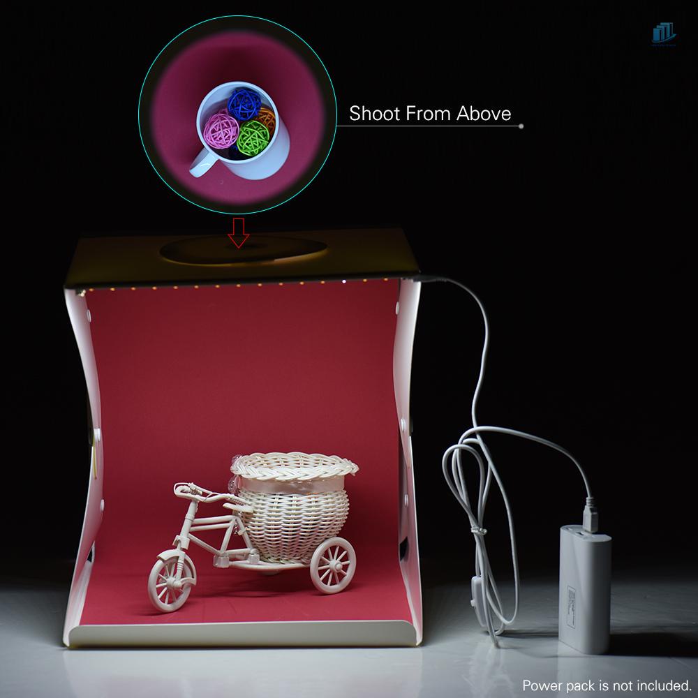 Hộp Đèn Chụp Ảnh Thông Minh 13 * 12.2 * 11.8 Có Thể Gập Lại Tiện Dụng