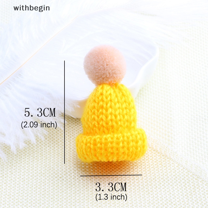 Ghim Cài Áo Hình Nón Len Mini Nhiều Màu Dễ Thương