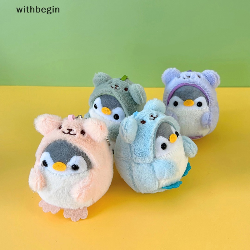 1 Móc Khóa Hình Chim Cánh Cụt Nhồi Bông Dễ Thương