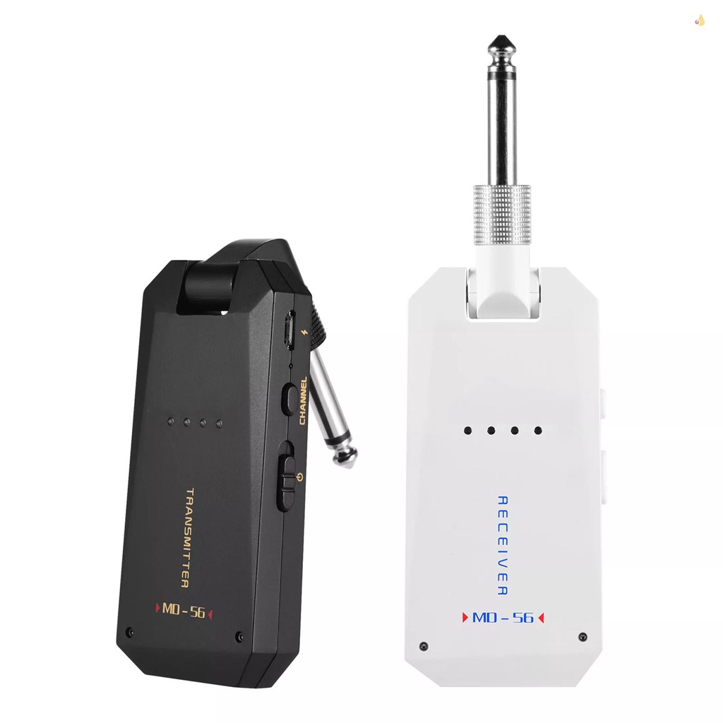 Hệ Thống Truyền Nhận Tín Hiệu Âm Thanh Không Dây MD-5G 5.8G Có Thể Sạc Lại ISM Cho Đàn Guitar Bass Điện