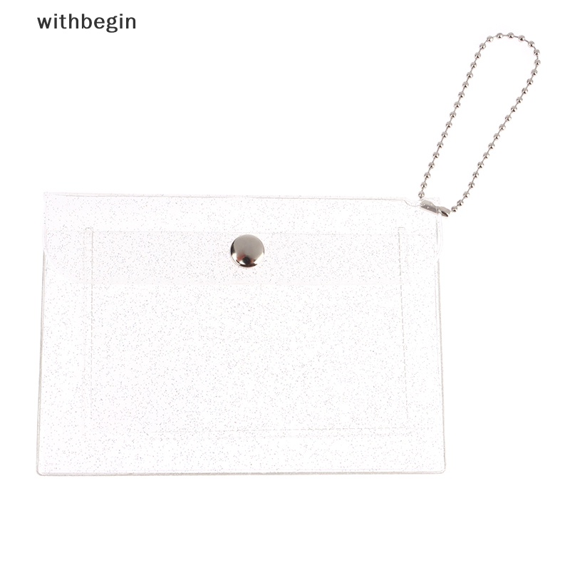 1 Ví Đựng Thẻ Tín Dụng Bằng PVC Trong Suốt Chống Thấm Nước Cho Nữ