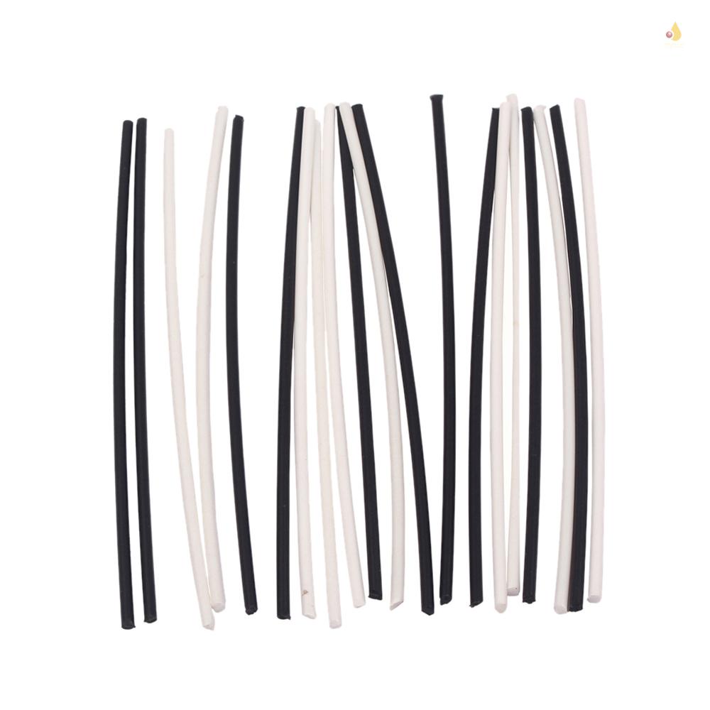 Set 10 Miếng Gỗ Đánh Dấu Vị Trí Đàn Guitar Bass Màu Trắng Đen 102 * 2mm Kèm 10 Tấm Bảng Đen