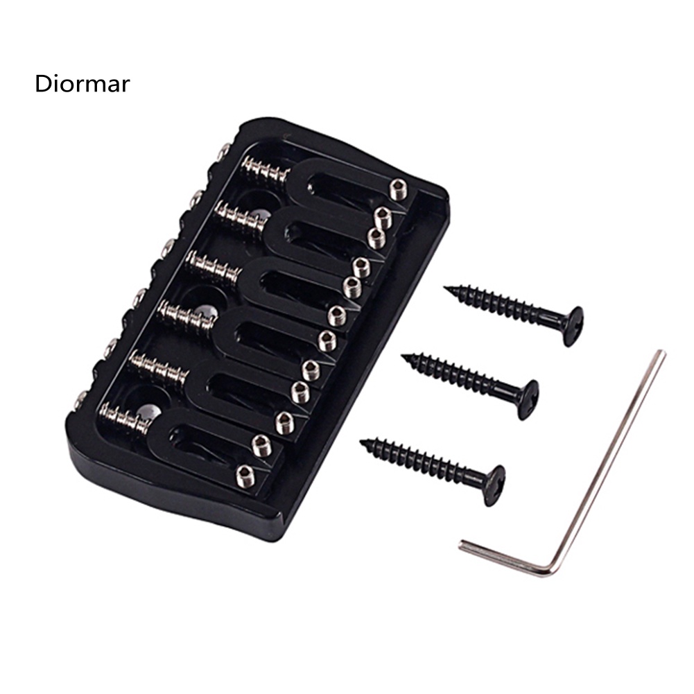 Cầu Đàn 6 Dây Di Động Bền Bỉ DIO GA890 6 Dây Màu Đen Cho Guitar Điện