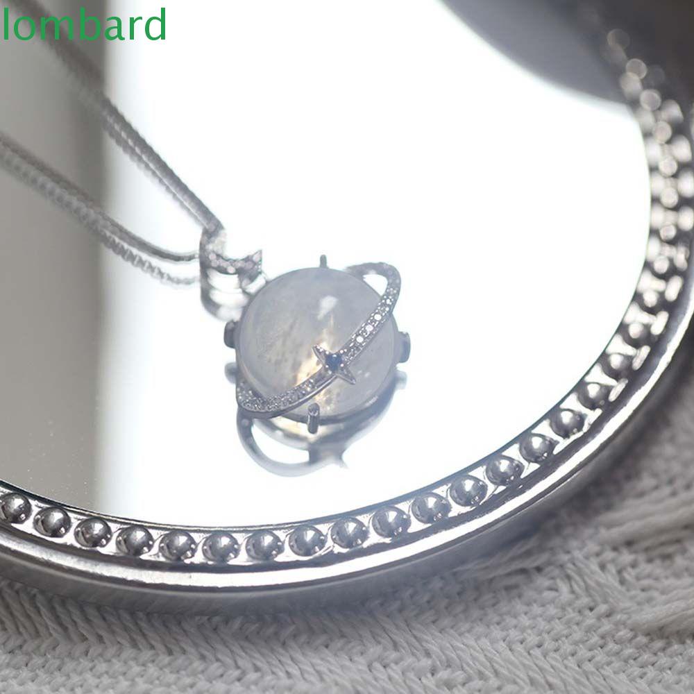 Vòng cổ MặT Trăng Và Ngôi Sao ĐíNh Đá Sang TrọNg|Vòng cổ Mặt Hình Hành Tinh Màu Sắc Phong Cách Hàn Quốc