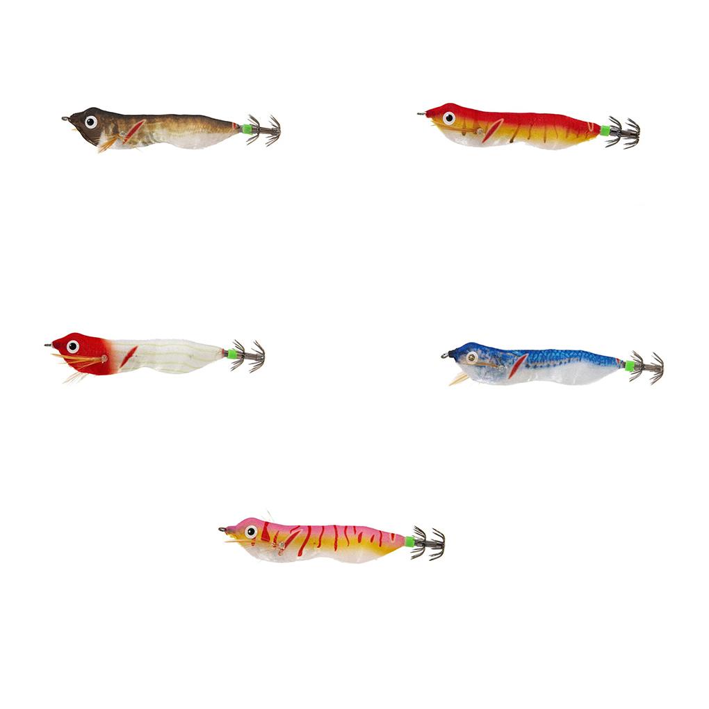 Mồi Câu Cá Giả Hình Tôm Bằng Nhựa Carbon Chống Nước Phát Sáng