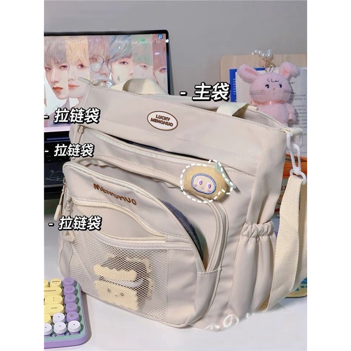 Túi Đeo Vai Sức Chứa Lớn Phong Cách Hàn Quốc Cho Nữ 36X30X12