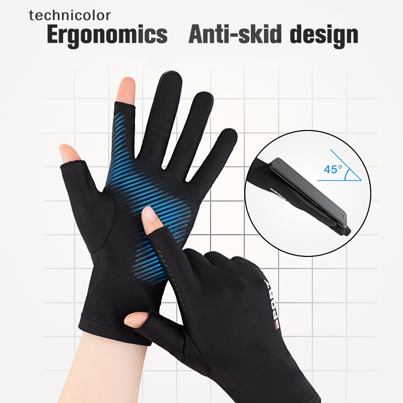 Găng Tay Chống Trượt Bằng Lụa Lạnh Thoáng Khí TYG