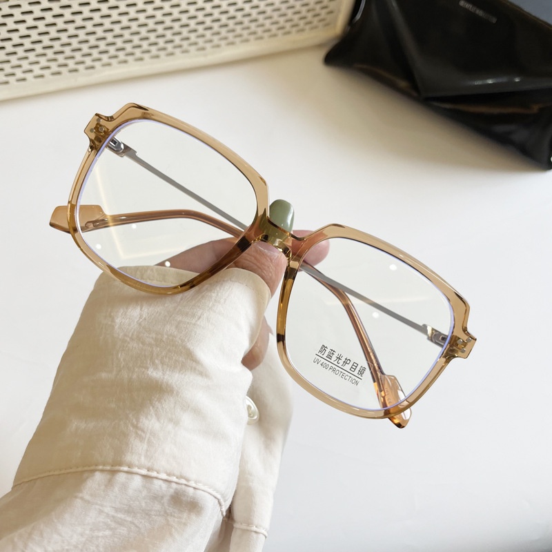 Gọng Quang Học Tr90 Chống Ánh Sáng Xanh Không Có Trang Điểm Phong Cách Ins Cho Nam Và Nữ