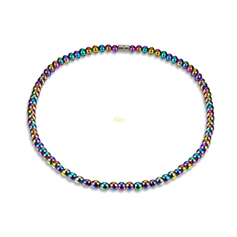 Flgo Vòng cổ Đá Hematite Cho Nữ