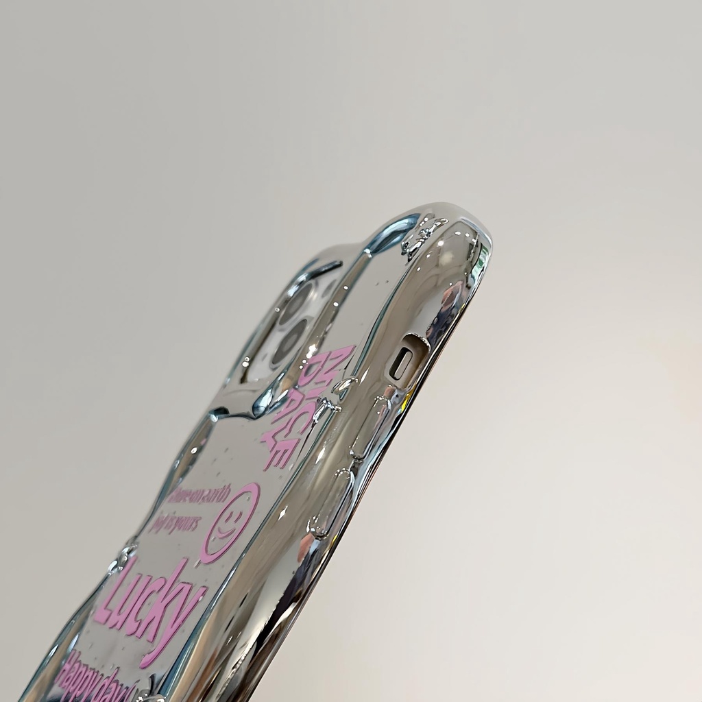 Ốp Điện Thoại tpu Mềm Tráng Gương Họa Tiết Hoạt Hình Cho Iphone 11 12 13 14 Pro Max